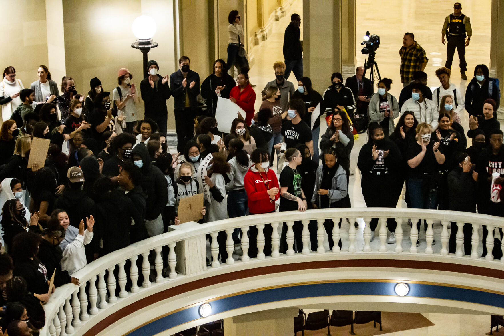 Julius Jones supporters